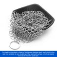 thumbnail image 6 of Stainless Steel Chainmail Scrubber for Cast Iron & Cookware Cleaning, 6 of 6