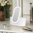 thumbnail image 1 of Intelligent Storage LED Makeup Mirror For Dressing Table Outdoor Travel With Light Beauty Mirror, 1 of 6