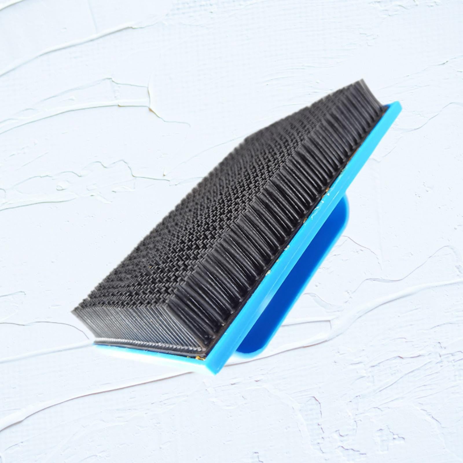 figatia Stipple Brush Stippling Hand Tool Professional Decorative Paint Design Tool Blue DIY Ceiling Brush Texturing (stipple) Brush