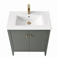 thumbnail image 4 of Vanity Art 30" Double Door Bathroom Vanity with Sink, Freestanding Storage Cabinet with Ceramic Top, and Removable Shelve, 4 of 8