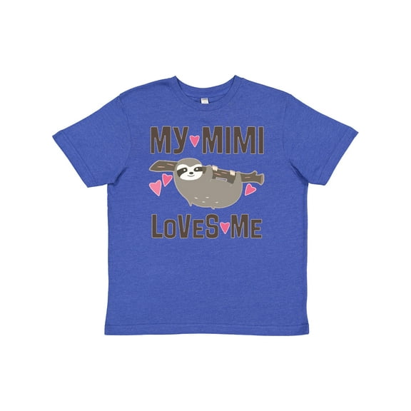 Inktastic My Mimi Loves Me Sloth Youth T-Shirt