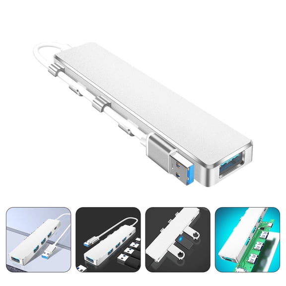 LULULION Practical USB Splitter 4 Port Usb3.0 for Laptop and Devices 1Pc