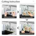 thumbnail image 5 of Yayeee Faucet Mat for Kitchen Sink 14.7" Diatomite Long Splash Guard Pad, Floral Pattern, 5 of 7