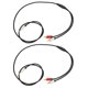 thumbnail image 3 of 2pcs 3.5 mm a 2 RCA Cable de adaptador de audio estéreo masculino AUX RCA Y Cord para altavoces, 3 of 5
