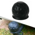 thumbnail image 1 of Lefu 50mm Tow Bar Ball Cover Cap Towing Hitch Caravan Trailer Protector Black, 1 of 9
