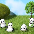 thumbnail image 2 of 20 piezas Panda Micro paisaje suculenta resina artesanía pastel accesorios, 2 of 5