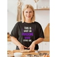 thumbnail image 2 of Awesome Baker Looks Like T-Shirt Women -Smartprints Designs, Female 4X-Large, 2 of 4