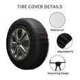 thumbnail image 4 of Kdxio Love for Tire Cover Wheel Protectors Tyre Covers Weatherproof Wheel Covers Universal Fit for Trailer Rv SUV Truck Camper Travel Trailers 17 inch, 4 of 8