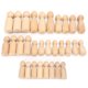 thumbnail image 3 of Cuerpos de mu?ecas con clavijas de madera, mu?ecas con clavijas de madera sin terminar, accesorios de bricolaje para bodas, pintura en color, tallado en madera, proyectos artesanales EOTVIA No, 3 of 6