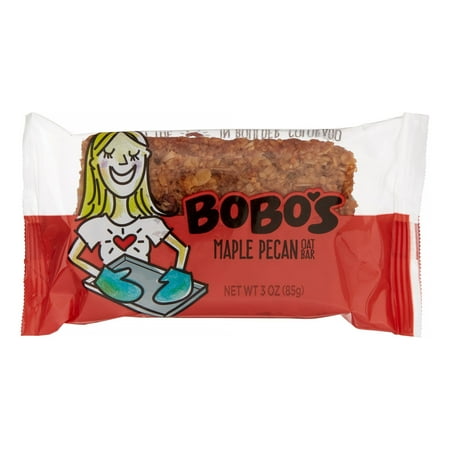 - BoBo's Oat Bar All Natural Snack Bar, Maple Pecan, 3 Oz