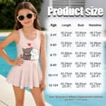 thumbnail image 7 of chaqlin Cute Cat Swimwear for Girl,Age3-13 One Piece Swimsuit Pink Child Sleeveless Swim Dress Soft Quick Drying Summer Beach Bathing Suit with Skirt for Pool Party,Beachwear,5-6Y, 7 of 7