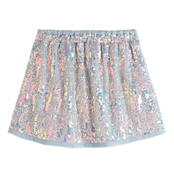 Teen Girls Pleated Skater Skirt Skater Skirts Blue Plus Size Skirts Pleated Skirt for Girls Summer Toddler Girl Clothes 13-14 Years