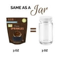 thumbnail image 2 of Dark Cocoa Sprinkles 6oz - Natural Ingredients, Dye-free, Plant-Based Colors, Gluten-Free, 2 of 8