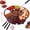 Brown, variant on Caramel Apple Tray with Warmer, Electric Fondue Set for Party,Electric Heated Melting Bowl Keeps Chocolate Smooth without Burning, Featuring Sectioned Trays for Easy Fruit Dipping