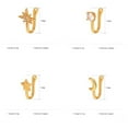thumbnail image 3 of US 2 Pcs Star Heart Crown Nose Ring Copper Durable Fake Non-Pierced Nose Clip, 3 of 5