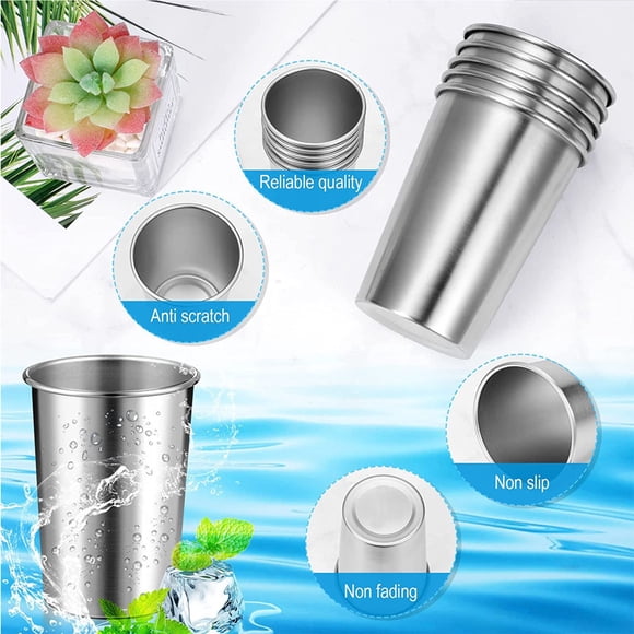 Dvkptbk Beer Mug Drinking Mug 350ml Stainless Steel Cup Camping Party Tumbler Coffee Beer Home Essentials