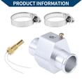 thumbnail image 6 of Unique Bargains 12V/24V Universal Water Temp Sensor Kit, 1/8"NPT 1.02" Silver Tone Adapter 150'F On - 135'F Off for Automotive Radiator & Engine Cooling, 6 of 7