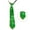 Green, variant on Sparkly Reversible Sequins Tie Zippered Festivals Pre-Tied Necktie
