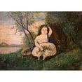 thumbnail image 3 of Hicks, Edward 18x14 Black Modern Framed Museum Art Print Titled - Spring, 3 of 5
