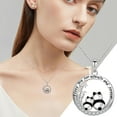 Charm Necklace For Women Silver Pandas Mother'S Day Necklace For Women