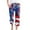 D-Multicolor, variant on American Flag Pants Capri Pants for Women 4th of July Pants Womens Capris for Summer Women Casual Pants Straight Leg Drawstring Elastic Waist Loose Comfy Trousers with Pockets