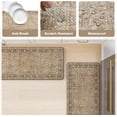 thumbnail image 6 of Anti Fatigue Kitchen Mat, Boho Distressed Kitchen Rugs Sets of 2, Non Slip Kitchen Mat for Floor, Cushioned Comfort Standing Mat for Sink, Laundry, Office, Desk 17"x47"+17"x29", 6 of 6