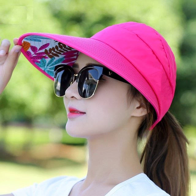 Sombrero para mujer, sombrero para el sol, protección solar versátil, ocio al aire libre, viaje, plegable, resistente a los rayos UV