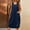 Navy, variant on Jerdar Summer Dresses for Women 2026 Button Front Sleeveless Casual Midi Dress Beach Vacation Sundresses with Pockets S
