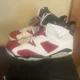 thumbnail image 2 of Ni - ke Air Jordan 6 Retro Carmine CT8529-106 PreOwned Men’s Sneakers Rare Size 13 A42, 2 of 5