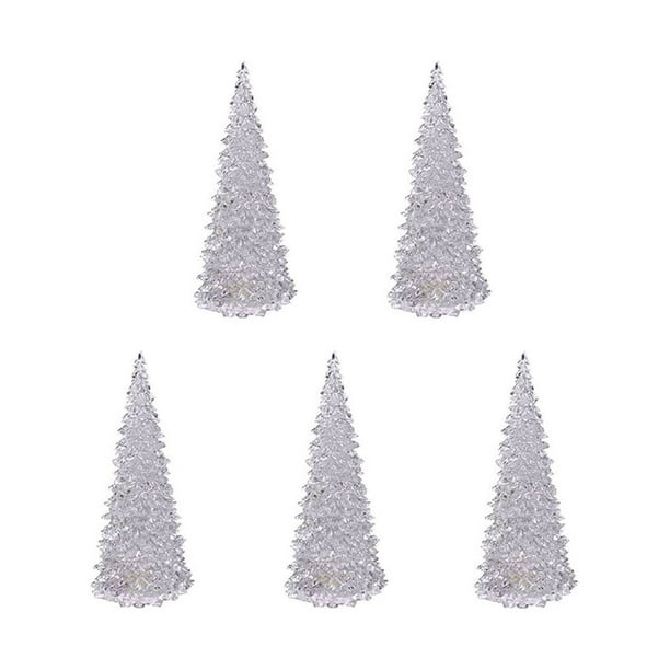 Decoraciones de Halloween, adornos de Halloween, regalos de Halloween. 2/3/5 piezas de árbol de Navidad, luz nocturna LED acrílica colorida en varios tamaños.
