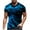 Blue, variant on Blczomt Mens Shirts Trendy Casual Short Sleeve Blue Graphic Crew Neck T Shirt Xl
