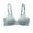 Blue, variant on Bxsruta Wireless Bras for Women, Women's Large Size Thin Comfortable Breathable Push-up Adjustable Bra, Blue