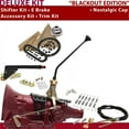 thumbnail image 1 of American Shifter  AOD Shifter Kit Black 12 in. E Brake Cable Clamp Clevis Trim Kit for D91A5, 1 of 1