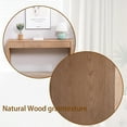 thumbnail image 4 of Hassch 59.2" Modern Entryway Console Table with 4 Carved Drawers, Narrow Hallway Foyer in Natural Finish, Easy Assembly, 4 of 7