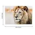 thumbnail image 3 of FCXZI Lion Tapestry Wall Hanging 100% Polyester Home Decor Art 60*40in, 3 of 6