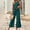Mint Green, variant on GILIGEGE Two Piece Sets for Women Summer Women Linen Set Casual 2 Piece Outfits Matching Set Summer Solid Color Sleeveless Crop Top Wide Leg Pants Suits Green L
