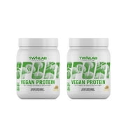 Twinlab SPORT Vegan Protein Powder, Vanilla, 22.60 Oz - 20 Servings (Pack of 2)