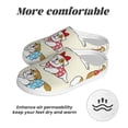 thumbnail image 6 of Lsque Cute Bull Dog Pattern Womens Comfort Cotton on Scuff With Memory Foam and Anti-skid Sole Slipper-35/36, 6 of 7