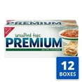 thumbnail image 2 of Premium Unsalted Tops Saltine Crackers, 12 - 16 Ounce Boxes (Pack of 12), 2 of 3