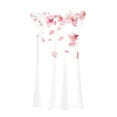 thumbnail image 4 of Wedding Guest Dresses For Women, Tank Casual Sundress Flutter Sleeve Floral Bohemian Beach Dress Dusty Rose Bridesmaid Sexy Dresses Women Puff Casual Long Flowy Dresses Cocktail (S, White) ZMTing, 4 of 5