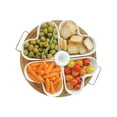 thumbnail image 3 of JS Gourmet - Appetizer Serving Tray with Heart-Shaped Ceramic Bowls, 3 of 4