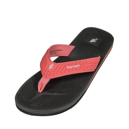 

Frogg Toggs Women s Flipped Out Flip Flops | Coral | Size 8