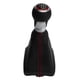 thumbnail image 1 of Perilla de palanca de cambios de 6 velocidades para automóvil Reemplazo ergonómico con letras blancas para A6 C6 2004-2011 LHD Anillo rojo, 1 of 5