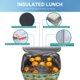 thumbnail image 2 of Bolsa térmica Iknoe, 29 x 17 x 30 cm, 24 latas, aislante, color caqui, 2 of 6