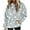 Gray, variant on SwiftWear Women's Stars/Polka Dots/Floral/Striped Fleece-Lined Casual Hoodie - Drop Shoulder Hooded Pullover Sweatshirt with Front Pocket, Cozy Streetwear for Winter Fall Black