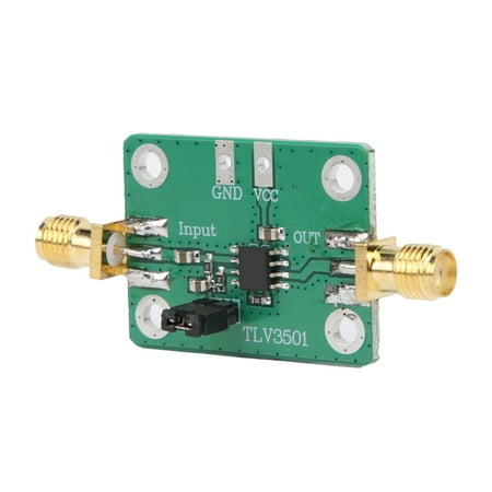 

Ymiko Frequency Meter Front Shaping Module High Speed Waveform TLV3501 2.7-5VDC With SMA Female Front Shaping Module TLV3501 Shaping Module