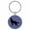 Purple, variant on Wolf Howling Animal Nature Teal  Laser Engraved Leatherette Keychain Backpack Pull - 1.5 x 3 Inches