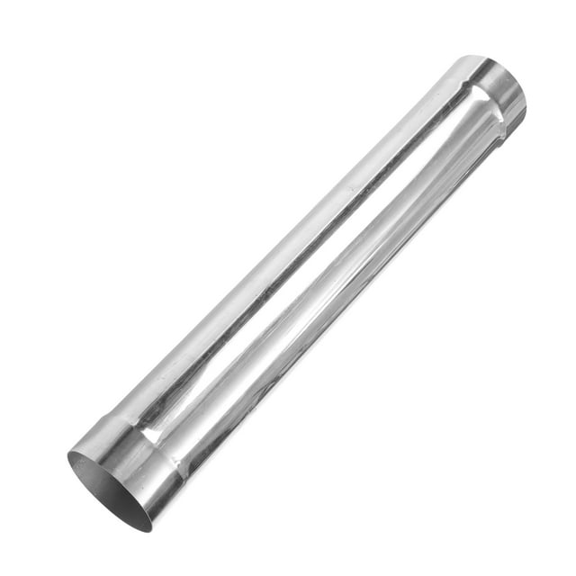 Tubo recto de 4.75" OD Unique Bargains, longitud de 30 pulgadas, tono plateado