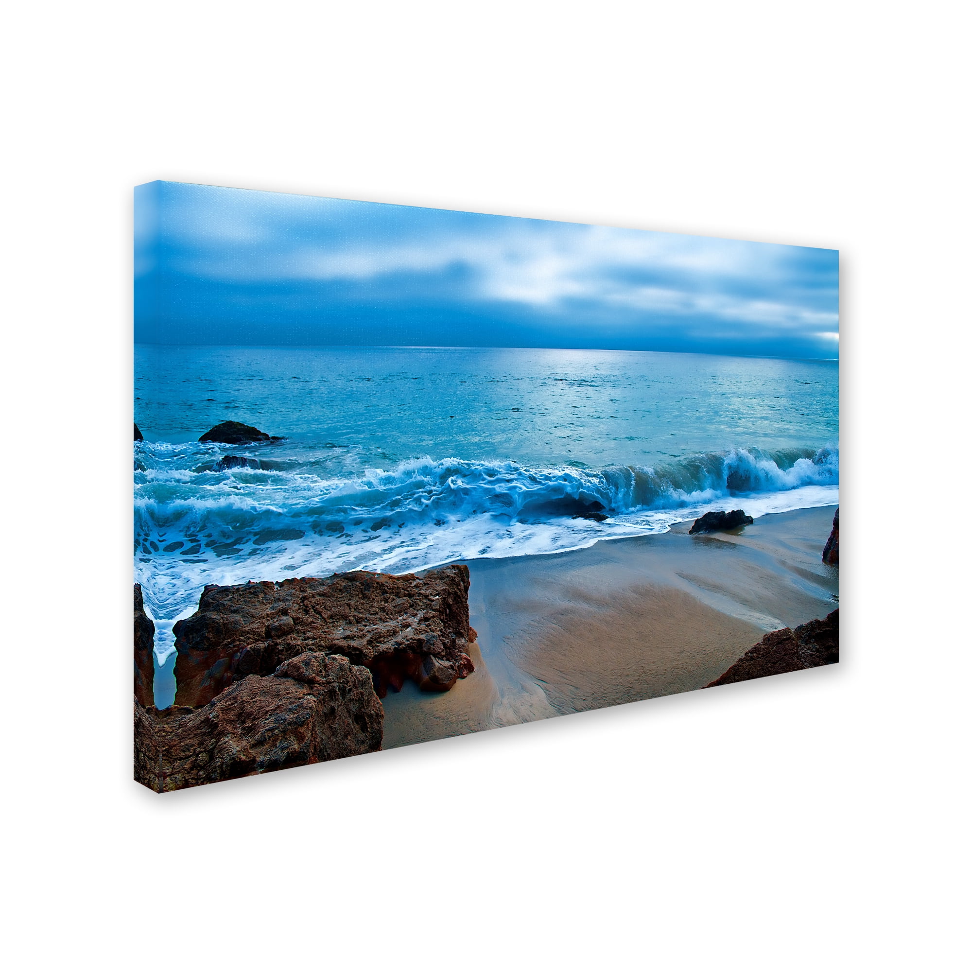 Trademark Fine Art 'Zuma Beach' Canvas Art by Lori Hutchison