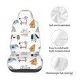 thumbnail image 4 of Yiaed Puppy Print Car Seat Covers,Universal Auto Seats Protector Fits for Car,SUV Sedan,Truck,Automotive Seat Covers & Accessories, 4 of 5